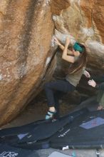 Bouldering in Hueco Tanks on 02/02/2019 with Blue Lizard Climbing and Yoga

Filename: SRM_20190202_1241090.jpg
Aperture: f/2.8
Shutter Speed: 1/250
Body: Canon EOS-1D Mark II
Lens: Canon EF 50mm f/1.8 II