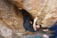 Bouldering in Hueco Tanks on 02/02/2019 with Blue Lizard Climbing and Yoga

Filename: SRM_20190202_1308540.jpg
Aperture: f/4.0
Shutter Speed: 1/200
Body: Canon EOS-1D Mark II
Lens: Canon EF 16-35mm f/2.8 L