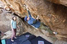 Bouldering in Hueco Tanks on 02/02/2019 with Blue Lizard Climbing and Yoga

Filename: SRM_20190202_1312101.jpg
Aperture: f/4.0
Shutter Speed: 1/200
Body: Canon EOS-1D Mark II
Lens: Canon EF 16-35mm f/2.8 L