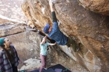 Bouldering in Hueco Tanks on 02/02/2019 with Blue Lizard Climbing and Yoga

Filename: SRM_20190202_1312160.jpg
Aperture: f/5.0
Shutter Speed: 1/200
Body: Canon EOS-1D Mark II
Lens: Canon EF 16-35mm f/2.8 L