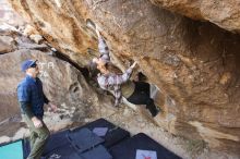 Bouldering in Hueco Tanks on 02/02/2019 with Blue Lizard Climbing and Yoga

Filename: SRM_20190202_1315140.jpg
Aperture: f/4.5
Shutter Speed: 1/200
Body: Canon EOS-1D Mark II
Lens: Canon EF 16-35mm f/2.8 L