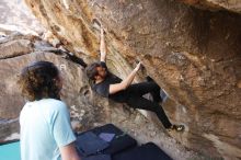 Bouldering in Hueco Tanks on 02/02/2019 with Blue Lizard Climbing and Yoga

Filename: SRM_20190202_1321570.jpg
Aperture: f/4.5
Shutter Speed: 1/200
Body: Canon EOS-1D Mark II
Lens: Canon EF 16-35mm f/2.8 L