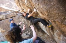 Bouldering in Hueco Tanks on 02/02/2019 with Blue Lizard Climbing and Yoga

Filename: SRM_20190202_1322040.jpg
Aperture: f/4.5
Shutter Speed: 1/200
Body: Canon EOS-1D Mark II
Lens: Canon EF 16-35mm f/2.8 L