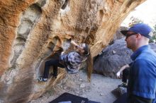 Bouldering in Hueco Tanks on 02/02/2019 with Blue Lizard Climbing and Yoga

Filename: SRM_20190202_1325100.jpg
Aperture: f/4.0
Shutter Speed: 1/200
Body: Canon EOS-1D Mark II
Lens: Canon EF 16-35mm f/2.8 L