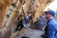 Bouldering in Hueco Tanks on 02/02/2019 with Blue Lizard Climbing and Yoga

Filename: SRM_20190202_1325101.jpg
Aperture: f/4.0
Shutter Speed: 1/200
Body: Canon EOS-1D Mark II
Lens: Canon EF 16-35mm f/2.8 L