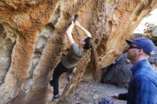 Bouldering in Hueco Tanks on 02/02/2019 with Blue Lizard Climbing and Yoga

Filename: SRM_20190202_1325510.jpg
Aperture: f/4.0
Shutter Speed: 1/200
Body: Canon EOS-1D Mark II
Lens: Canon EF 16-35mm f/2.8 L