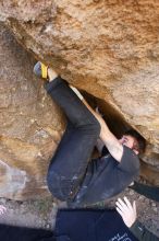 Bouldering in Hueco Tanks on 02/02/2019 with Blue Lizard Climbing and Yoga

Filename: SRM_20190202_1328230.jpg
Aperture: f/3.2
Shutter Speed: 1/200
Body: Canon EOS-1D Mark II
Lens: Canon EF 16-35mm f/2.8 L