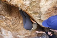 Bouldering in Hueco Tanks on 02/02/2019 with Blue Lizard Climbing and Yoga

Filename: SRM_20190202_1334420.jpg
Aperture: f/3.5
Shutter Speed: 1/200
Body: Canon EOS-1D Mark II
Lens: Canon EF 16-35mm f/2.8 L