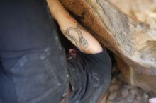 Bouldering in Hueco Tanks on 02/02/2019 with Blue Lizard Climbing and Yoga

Filename: SRM_20190202_1340510.jpg
Aperture: f/2.2
Shutter Speed: 1/250
Body: Canon EOS-1D Mark II
Lens: Canon EF 50mm f/1.8 II