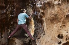 Bouldering in Hueco Tanks on 02/02/2019 with Blue Lizard Climbing and Yoga

Filename: SRM_20190202_1450390.jpg
Aperture: f/2.8
Shutter Speed: 1/160
Body: Canon EOS-1D Mark II
Lens: Canon EF 50mm f/1.8 II