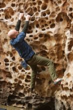 Bouldering in Hueco Tanks on 02/02/2019 with Blue Lizard Climbing and Yoga

Filename: SRM_20190202_1455170.jpg
Aperture: f/3.2
Shutter Speed: 1/200
Body: Canon EOS-1D Mark II
Lens: Canon EF 50mm f/1.8 II