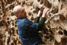 Bouldering in Hueco Tanks on 02/02/2019 with Blue Lizard Climbing and Yoga

Filename: SRM_20190202_1456120.jpg
Aperture: f/3.2
Shutter Speed: 1/200
Body: Canon EOS-1D Mark II
Lens: Canon EF 50mm f/1.8 II