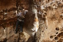 Bouldering in Hueco Tanks on 02/02/2019 with Blue Lizard Climbing and Yoga

Filename: SRM_20190202_1458050.jpg
Aperture: f/3.5
Shutter Speed: 1/125
Body: Canon EOS-1D Mark II
Lens: Canon EF 50mm f/1.8 II