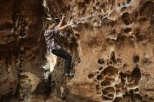 Bouldering in Hueco Tanks on 02/02/2019 with Blue Lizard Climbing and Yoga

Filename: SRM_20190202_1459210.jpg
Aperture: f/3.5
Shutter Speed: 1/200
Body: Canon EOS-1D Mark II
Lens: Canon EF 50mm f/1.8 II