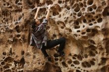 Bouldering in Hueco Tanks on 02/02/2019 with Blue Lizard Climbing and Yoga

Filename: SRM_20190202_1500380.jpg
Aperture: f/3.5
Shutter Speed: 1/125
Body: Canon EOS-1D Mark II
Lens: Canon EF 50mm f/1.8 II