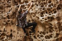 Bouldering in Hueco Tanks on 02/02/2019 with Blue Lizard Climbing and Yoga

Filename: SRM_20190202_1500390.jpg
Aperture: f/3.5
Shutter Speed: 1/125
Body: Canon EOS-1D Mark II
Lens: Canon EF 50mm f/1.8 II