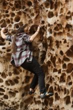 Bouldering in Hueco Tanks on 02/02/2019 with Blue Lizard Climbing and Yoga

Filename: SRM_20190202_1501070.jpg
Aperture: f/3.5
Shutter Speed: 1/125
Body: Canon EOS-1D Mark II
Lens: Canon EF 50mm f/1.8 II