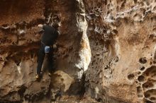 Bouldering in Hueco Tanks on 02/02/2019 with Blue Lizard Climbing and Yoga

Filename: SRM_20190202_1502330.jpg
Aperture: f/3.5
Shutter Speed: 1/125
Body: Canon EOS-1D Mark II
Lens: Canon EF 50mm f/1.8 II