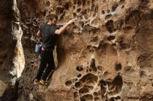 Bouldering in Hueco Tanks on 02/02/2019 with Blue Lizard Climbing and Yoga

Filename: SRM_20190202_1502500.jpg
Aperture: f/3.5
Shutter Speed: 1/160
Body: Canon EOS-1D Mark II
Lens: Canon EF 50mm f/1.8 II