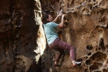 Bouldering in Hueco Tanks on 02/02/2019 with Blue Lizard Climbing and Yoga

Filename: SRM_20190202_1508400.jpg
Aperture: f/3.5
Shutter Speed: 1/160
Body: Canon EOS-1D Mark II
Lens: Canon EF 50mm f/1.8 II