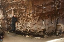 Bouldering in Hueco Tanks on 02/02/2019 with Blue Lizard Climbing and Yoga

Filename: SRM_20190202_1508560.jpg
Aperture: f/3.5
Shutter Speed: 1/100
Body: Canon EOS-1D Mark II
Lens: Canon EF 50mm f/1.8 II