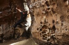 Bouldering in Hueco Tanks on 02/02/2019 with Blue Lizard Climbing and Yoga

Filename: SRM_20190202_1510020.jpg
Aperture: f/3.5
Shutter Speed: 1/125
Body: Canon EOS-1D Mark II
Lens: Canon EF 50mm f/1.8 II