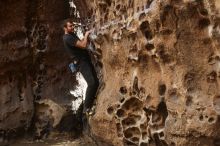 Bouldering in Hueco Tanks on 02/02/2019 with Blue Lizard Climbing and Yoga

Filename: SRM_20190202_1510090.jpg
Aperture: f/3.5
Shutter Speed: 1/125
Body: Canon EOS-1D Mark II
Lens: Canon EF 50mm f/1.8 II