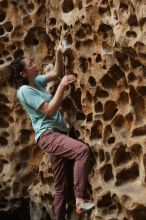 Bouldering in Hueco Tanks on 02/02/2019 with Blue Lizard Climbing and Yoga

Filename: SRM_20190202_1513560.jpg
Aperture: f/3.5
Shutter Speed: 1/250
Body: Canon EOS-1D Mark II
Lens: Canon EF 50mm f/1.8 II