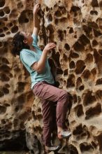 Bouldering in Hueco Tanks on 02/02/2019 with Blue Lizard Climbing and Yoga

Filename: SRM_20190202_1514010.jpg
Aperture: f/3.5
Shutter Speed: 1/200
Body: Canon EOS-1D Mark II
Lens: Canon EF 50mm f/1.8 II