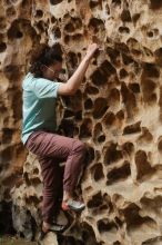 Bouldering in Hueco Tanks on 02/02/2019 with Blue Lizard Climbing and Yoga

Filename: SRM_20190202_1514080.jpg
Aperture: f/3.5
Shutter Speed: 1/250
Body: Canon EOS-1D Mark II
Lens: Canon EF 50mm f/1.8 II