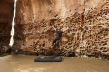 Bouldering in Hueco Tanks on 02/02/2019 with Blue Lizard Climbing and Yoga

Filename: SRM_20190202_1524550.jpg
Aperture: f/5.6
Shutter Speed: 1/60
Body: Canon EOS-1D Mark II
Lens: Canon EF 16-35mm f/2.8 L