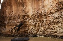 Bouldering in Hueco Tanks on 02/02/2019 with Blue Lizard Climbing and Yoga

Filename: SRM_20190202_1525010.jpg
Aperture: f/5.6
Shutter Speed: 1/100
Body: Canon EOS-1D Mark II
Lens: Canon EF 16-35mm f/2.8 L