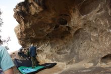 Bouldering in Hueco Tanks on 02/02/2019 with Blue Lizard Climbing and Yoga

Filename: SRM_20190202_1637330.jpg
Aperture: f/5.6
Shutter Speed: 1/400
Body: Canon EOS-1D Mark II
Lens: Canon EF 16-35mm f/2.8 L