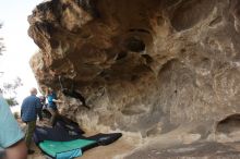 Bouldering in Hueco Tanks on 02/02/2019 with Blue Lizard Climbing and Yoga

Filename: SRM_20190202_1641400.jpg
Aperture: f/5.6
Shutter Speed: 1/200
Body: Canon EOS-1D Mark II
Lens: Canon EF 16-35mm f/2.8 L