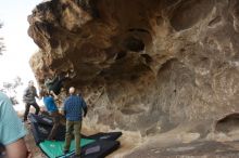 Bouldering in Hueco Tanks on 02/02/2019 with Blue Lizard Climbing and Yoga

Filename: SRM_20190202_1641550.jpg
Aperture: f/5.6
Shutter Speed: 1/200
Body: Canon EOS-1D Mark II
Lens: Canon EF 16-35mm f/2.8 L