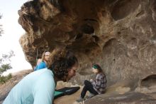 Bouldering in Hueco Tanks on 02/02/2019 with Blue Lizard Climbing and Yoga

Filename: SRM_20190202_1643040.jpg
Aperture: f/5.6
Shutter Speed: 1/200
Body: Canon EOS-1D Mark II
Lens: Canon EF 16-35mm f/2.8 L