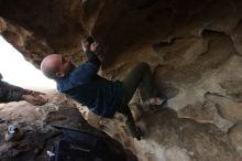 Bouldering in Hueco Tanks on 02/02/2019 with Blue Lizard Climbing and Yoga

Filename: SRM_20190202_1654350.jpg
Aperture: f/5.6
Shutter Speed: 1/320
Body: Canon EOS-1D Mark II
Lens: Canon EF 16-35mm f/2.8 L