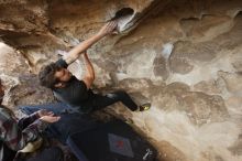 Bouldering in Hueco Tanks on 02/02/2019 with Blue Lizard Climbing and Yoga

Filename: SRM_20190202_1657210.jpg
Aperture: f/5.6
Shutter Speed: 1/160
Body: Canon EOS-1D Mark II
Lens: Canon EF 16-35mm f/2.8 L