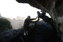 Bouldering in Hueco Tanks on 02/02/2019 with Blue Lizard Climbing and Yoga

Filename: SRM_20190202_1713540.jpg
Aperture: f/7.1
Shutter Speed: 1/160
Body: Canon EOS-1D Mark II
Lens: Canon EF 16-35mm f/2.8 L