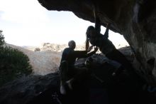 Bouldering in Hueco Tanks on 02/02/2019 with Blue Lizard Climbing and Yoga

Filename: SRM_20190202_1713570.jpg
Aperture: f/7.1
Shutter Speed: 1/250
Body: Canon EOS-1D Mark II
Lens: Canon EF 16-35mm f/2.8 L