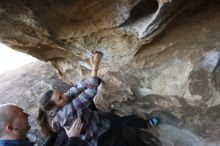 Bouldering in Hueco Tanks on 02/02/2019 with Blue Lizard Climbing and Yoga

Filename: SRM_20190202_1716160.jpg
Aperture: f/4.0
Shutter Speed: 1/320
Body: Canon EOS-1D Mark II
Lens: Canon EF 16-35mm f/2.8 L