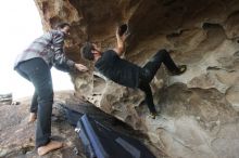 Bouldering in Hueco Tanks on 02/02/2019 with Blue Lizard Climbing and Yoga

Filename: SRM_20190202_1749090.jpg
Aperture: f/4.0
Shutter Speed: 1/320
Body: Canon EOS-1D Mark II
Lens: Canon EF 16-35mm f/2.8 L