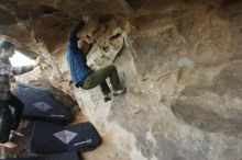 Bouldering in Hueco Tanks on 02/02/2019 with Blue Lizard Climbing and Yoga

Filename: SRM_20190202_1753530.jpg
Aperture: f/4.0
Shutter Speed: 1/160
Body: Canon EOS-1D Mark II
Lens: Canon EF 16-35mm f/2.8 L