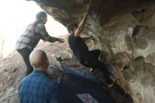 Bouldering in Hueco Tanks on 02/02/2019 with Blue Lizard Climbing and Yoga

Filename: SRM_20190202_1759290.jpg
Aperture: f/2.8
Shutter Speed: 1/800
Body: Canon EOS-1D Mark II
Lens: Canon EF 50mm f/1.8 II