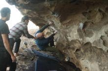 Bouldering in Hueco Tanks on 02/02/2019 with Blue Lizard Climbing and Yoga

Filename: SRM_20190202_1801130.jpg
Aperture: f/2.8
Shutter Speed: 1/640
Body: Canon EOS-1D Mark II
Lens: Canon EF 50mm f/1.8 II