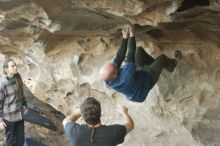 Bouldering in Hueco Tanks on 02/02/2019 with Blue Lizard Climbing and Yoga

Filename: SRM_20190202_1802270.jpg
Aperture: f/2.8
Shutter Speed: 1/250
Body: Canon EOS-1D Mark II
Lens: Canon EF 50mm f/1.8 II