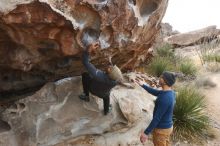 Bouldering in Hueco Tanks on 02/09/2019 with Blue Lizard Climbing and Yoga

Filename: SRM_20190209_0957570.jpg
Aperture: f/5.6
Shutter Speed: 1/400
Body: Canon EOS-1D Mark II
Lens: Canon EF 16-35mm f/2.8 L