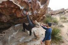 Bouldering in Hueco Tanks on 02/09/2019 with Blue Lizard Climbing and Yoga

Filename: SRM_20190209_0957580.jpg
Aperture: f/5.6
Shutter Speed: 1/400
Body: Canon EOS-1D Mark II
Lens: Canon EF 16-35mm f/2.8 L