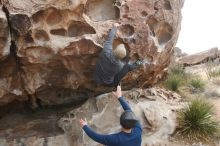 Bouldering in Hueco Tanks on 02/09/2019 with Blue Lizard Climbing and Yoga

Filename: SRM_20190209_0958140.jpg
Aperture: f/5.6
Shutter Speed: 1/400
Body: Canon EOS-1D Mark II
Lens: Canon EF 16-35mm f/2.8 L