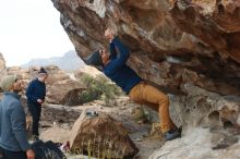 Bouldering in Hueco Tanks on 02/09/2019 with Blue Lizard Climbing and Yoga

Filename: SRM_20190209_1003220.jpg
Aperture: f/3.5
Shutter Speed: 1/640
Body: Canon EOS-1D Mark II
Lens: Canon EF 50mm f/1.8 II